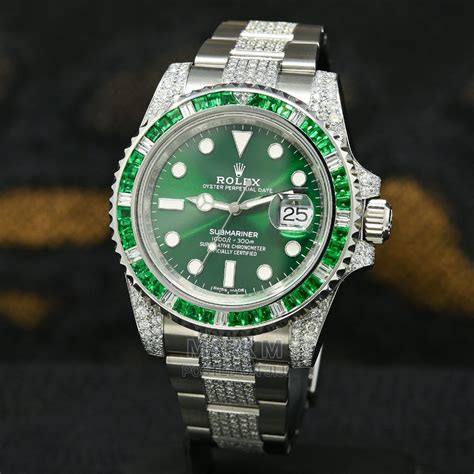 iced out rolex submariner replica|iced out rolex examples.